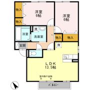 泰山木苑 C棟の間取り画像
