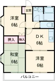 ルミエール瑞穂の間取り画像