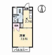 ディア エスタ B棟の間取り画像
