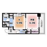 クリア壱番館の間取り画像