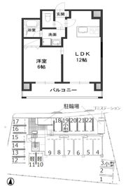 リーブル老松町の間取り画像