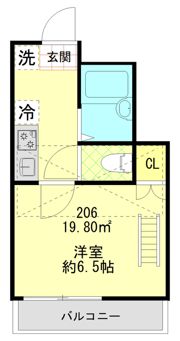 コルモ上大岡の間取り画像