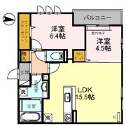 メゾンドール北野田の間取り画像