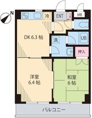 カサグランデの間取り画像