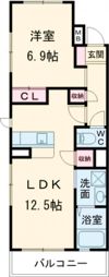 グリーンヒルの間取り画像