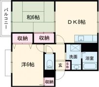 グランドゥールⅡの間取り画像