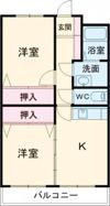 カーサ小川Ⅰの間取り画像