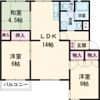 ハイツ北別府の間取り画像