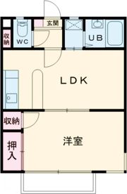 五百渕グリーンガーデン B棟の間取り画像