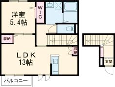 プレセアコート花園A棟の間取り画像