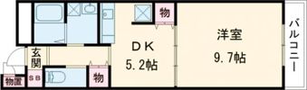 プレアデス桃山の間取り画像