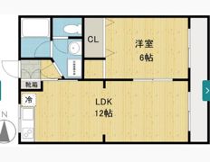 コスモハイツ亀川の間取り画像