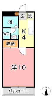 ロイヤルパレス船穂の間取り画像