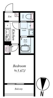 GRADUS伊勢原Ⅱ（グラデュスイセハラツー）の間取り画像