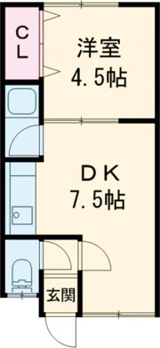 コーポいくたの間取り画像