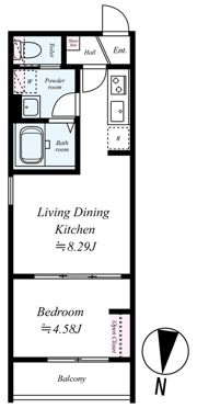 GRADUS伊勢原（グラデュスイセハラ）の間取り画像