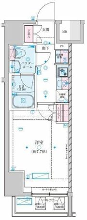 GENOVIA川崎Ⅶの間取り画像