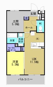 maison de tetoⅡの間取り画像