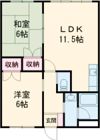 コンフォートサンシの間取り画像