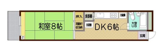 クレセントヴィラ愛信Ⅱの間取り画像
