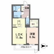 ミモザの間取り画像