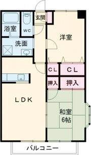 イーストハウスの間取り画像
