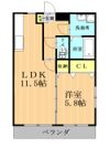 グランディール小山Ⅰの間取り画像
