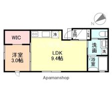 chatonⅢの間取り画像