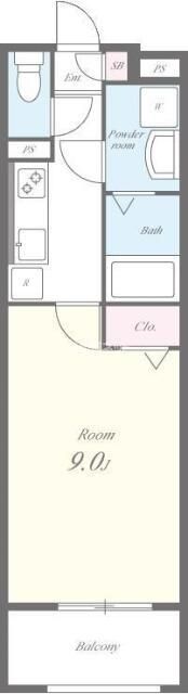 ネオハイブリッジの間取り画像