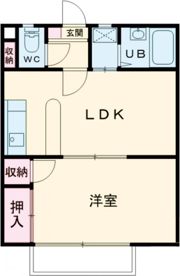 五百渕グリーンガーデン B棟の間取り画像