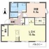 ハイツ宝和の間取り画像