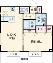 Casa上野芝の間取り画像