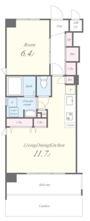 アンシャンテ総持寺の間取り画像