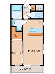 オリンピア長町の間取り画像