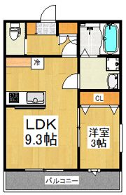 キャメル所沢緑町の間取り画像