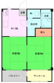 アネックス山内の間取り画像