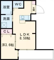 シーエムアンイーストの間取り画像