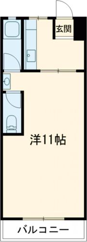 マンションカザミドリの間取り画像