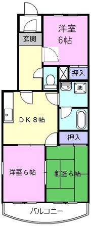 メゾンドジュールの間取り画像