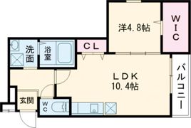 フジパレス庄内西町Ⅱ番館の間取り画像