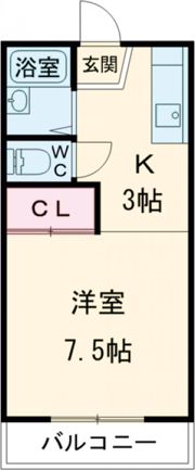 カーサ栗真の間取り画像