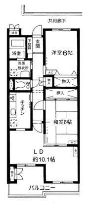 クリア砧公園の間取り画像