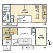 多磨町戸建の間取り画像