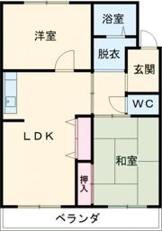 パークハイツの間取り画像