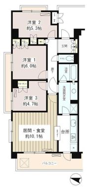 クラッサ目黒かむろ坂の間取り画像