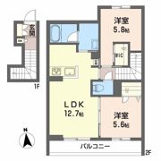 スマイリング桜田Aの間取り画像