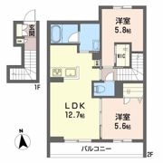 スマイリング桜田Bの間取り画像