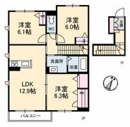 もみじコート B棟の間取り画像