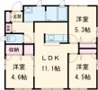 シャーメゾン幸 B棟の間取り画像