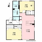 コンフォール川原田 C棟の間取り画像